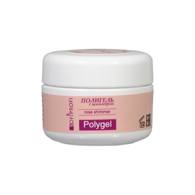 Полигель для маникюра с шиммером Rose Shimmer Sofiprofi Shimmer Polygel, 50 мл